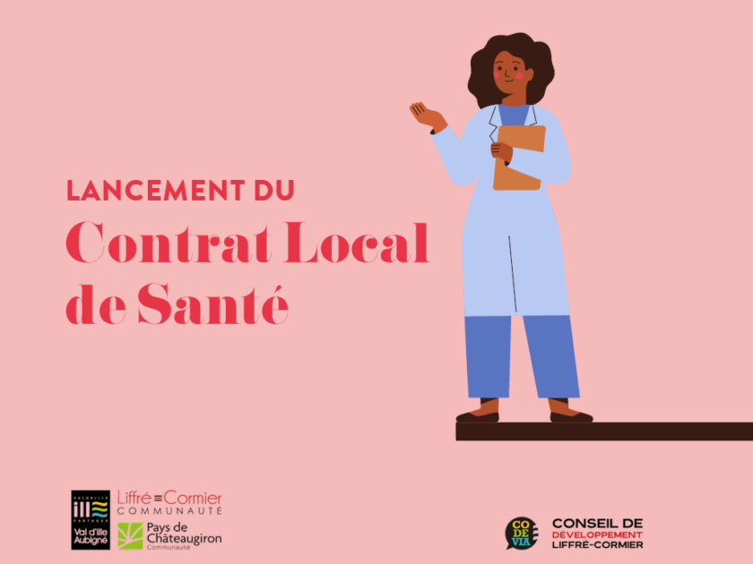 Bannière conseil local de santé avec logo